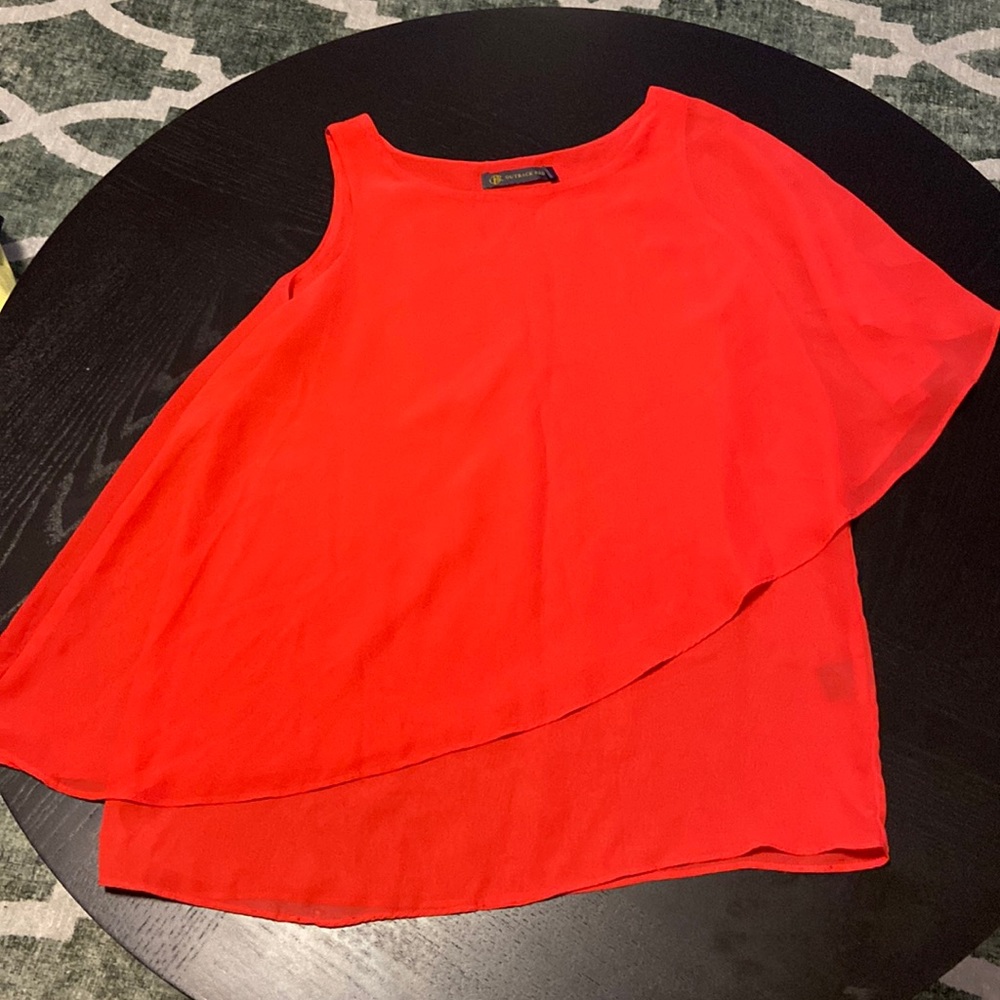 The Limited Outback Red Blouse